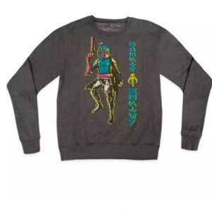 Men’s Disney Star Wars Boba Fett Sweatshirt - EUC